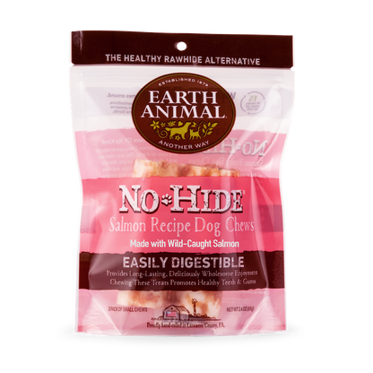 Earth Animal  No Hide Small Salmon Dog Rolls (2pk) (2.4oz)