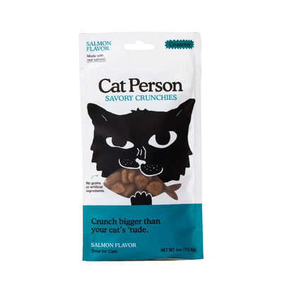 Cat Person Cat Treat Crunch Salmon 2oz