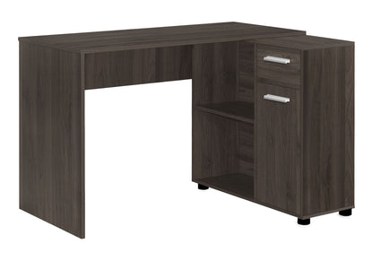 L-Shaped Computer Desk with Storage Drawers - Multiple Colors