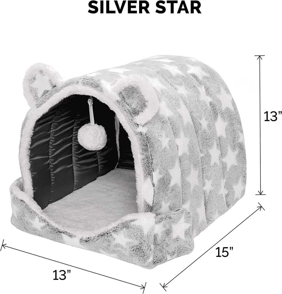 Washable Bed Cave for Indoor Cats & Small Dogs