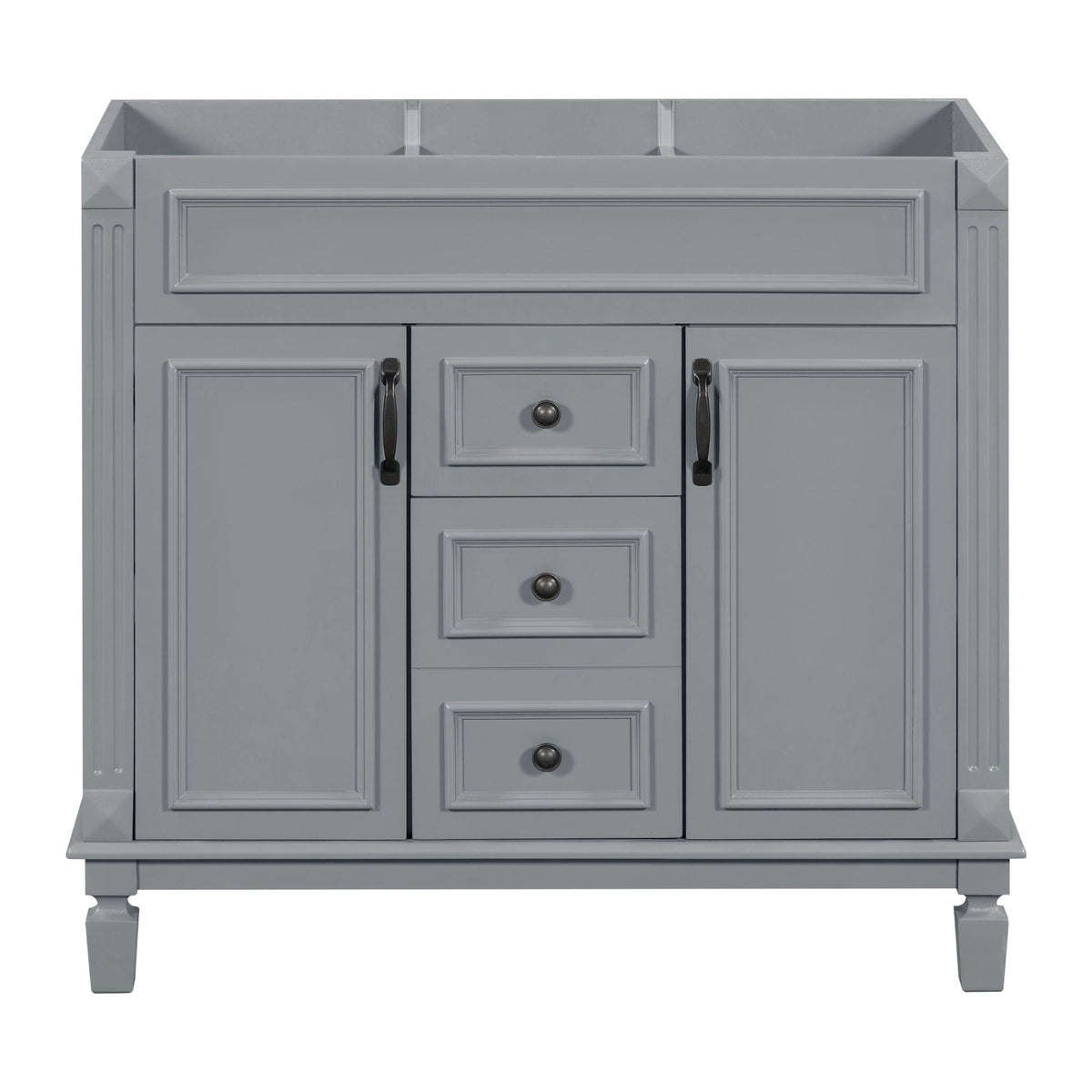 Bathroom Vanity Cabinet with Soft-Closing Doors and Drawers - Multiple Colors