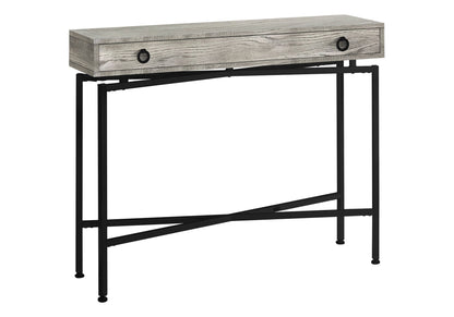 Accent Console Table with Functional Storage Drawer - Light Brown, Dark Brown, or Dark Gray