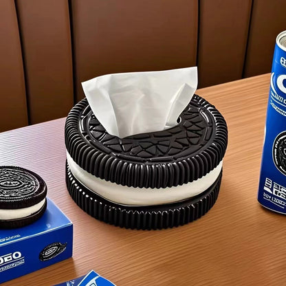 Oreo tissue Box Bathroom Living Room Car Accessories