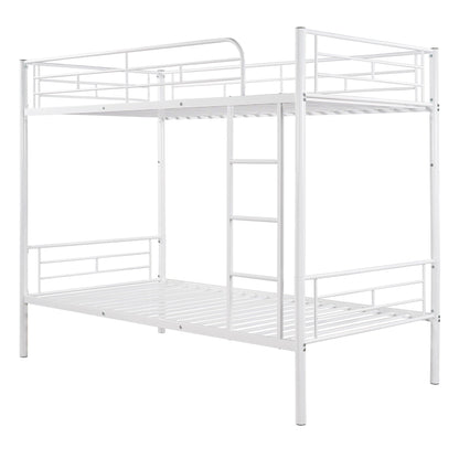 Steel Construction Bunk Bed with Convertible Design - Multiple Colors