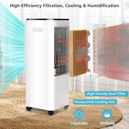 4-in-1 Air Cooler - 12L Tank & 4 Ice Packs