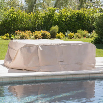 Shield Waterproof Chat Set Cover with Durable Fabric - Beige