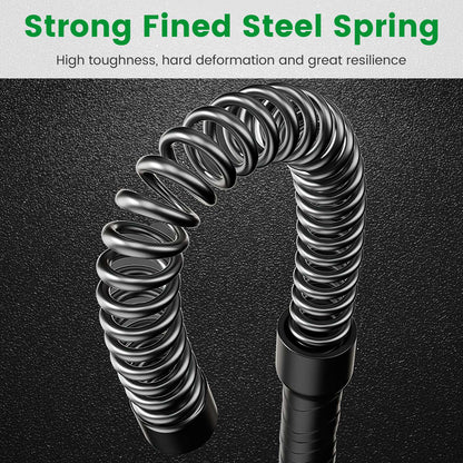 1Pair Ropeless Battle Ropes for Home Portable Compact Workout Exercise Training Battle Rope With Waist Strap for Women Men Strength Training Spring Ba
