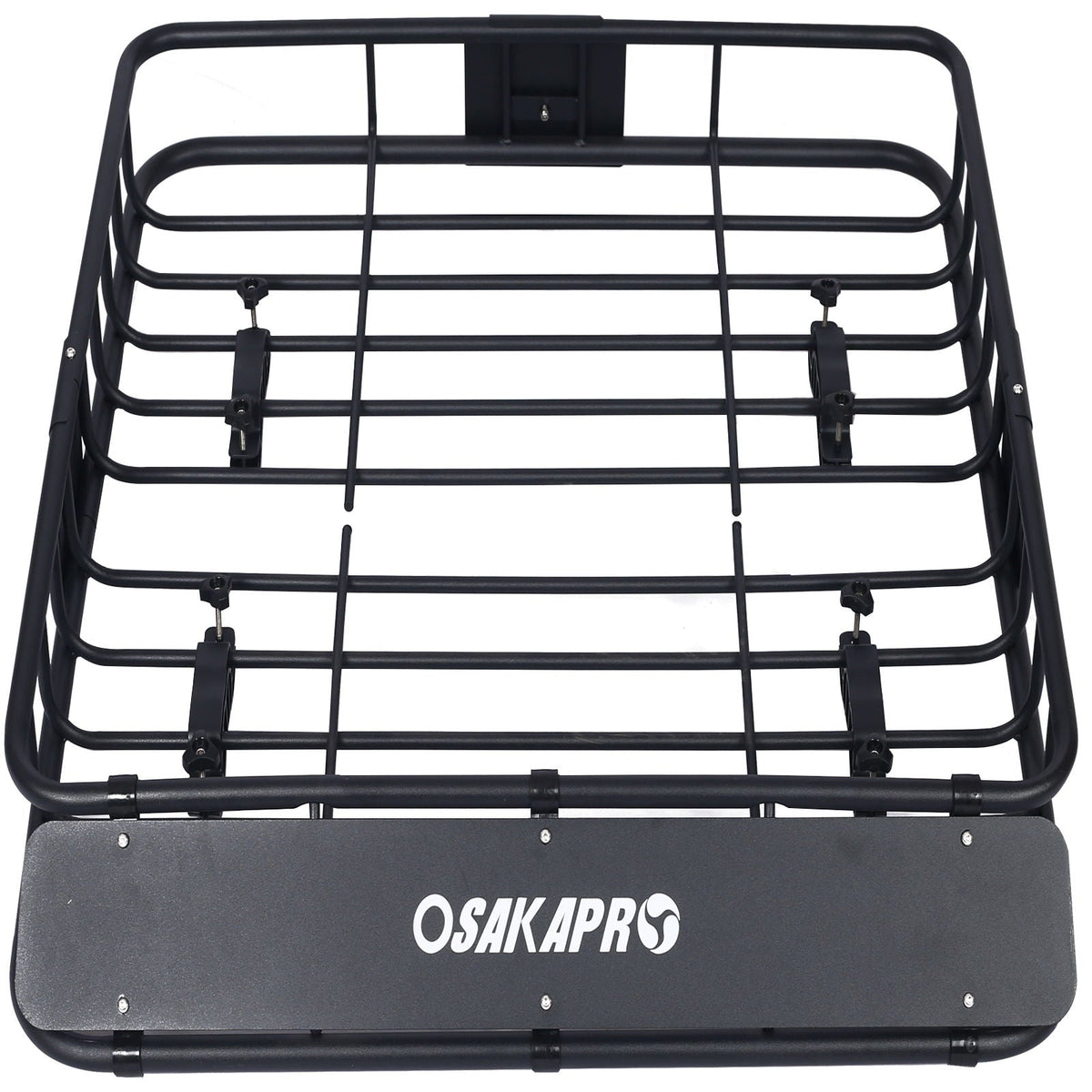 Rooftop Cargo Carrier Basket Steel Universal Fit - Black