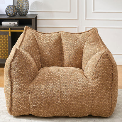 Chenille Arm Chair with Highly Resilient Foam - Multiple Colors