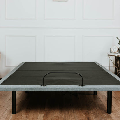 Adjustable Bed Base with Head and Foot Adjustment and Massage - Black