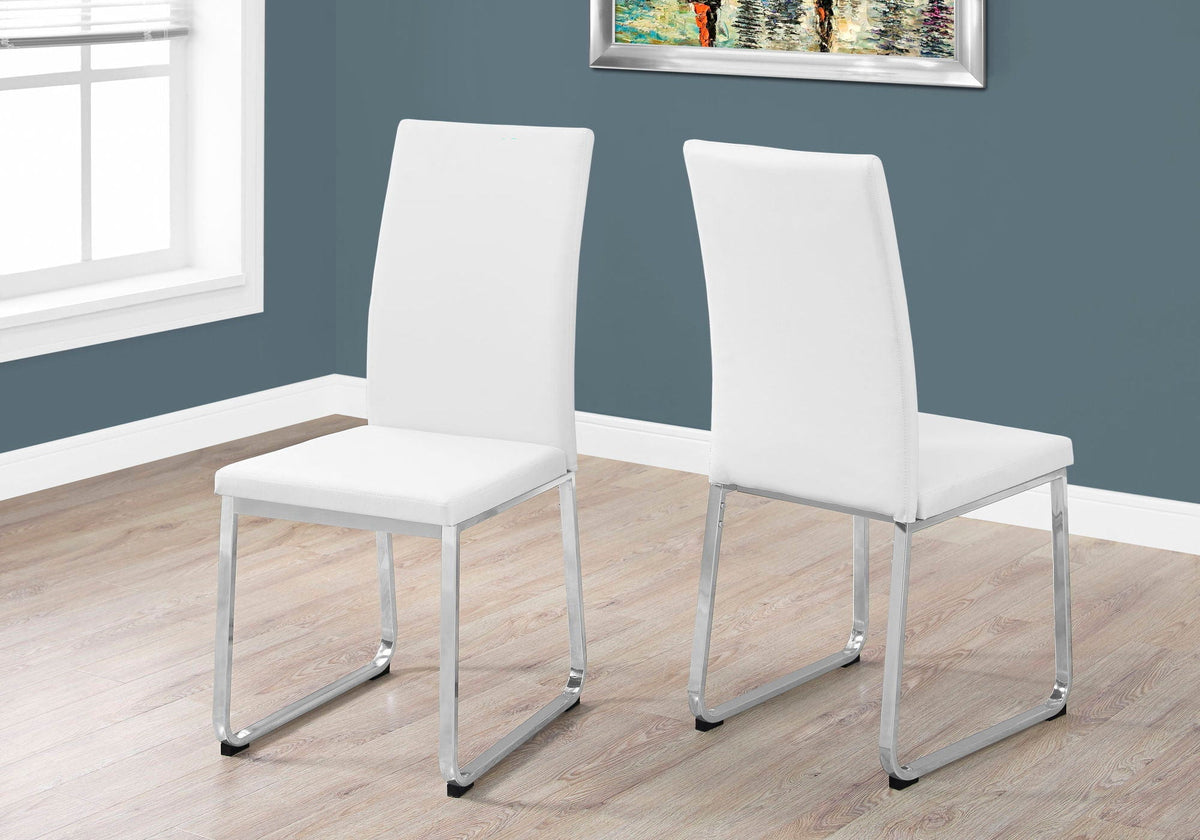 Modern Upholstered Dining Side Chairs Set of 2