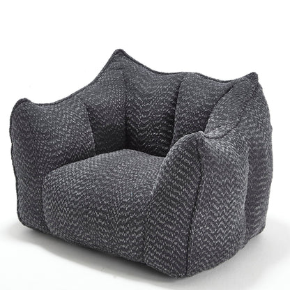 Chenille Arm Chair with Highly Resilient Foam - Multiple Colors