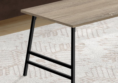 Modern Rectangular Coffee Table with Angled Legs - Light Brown, Gray or White