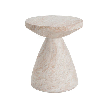 Outdoor/Indoor Lightweight Concrete Side Table
