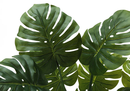 45" Tall Artificial Monstera Tree with Real-Touch Leaves - Green