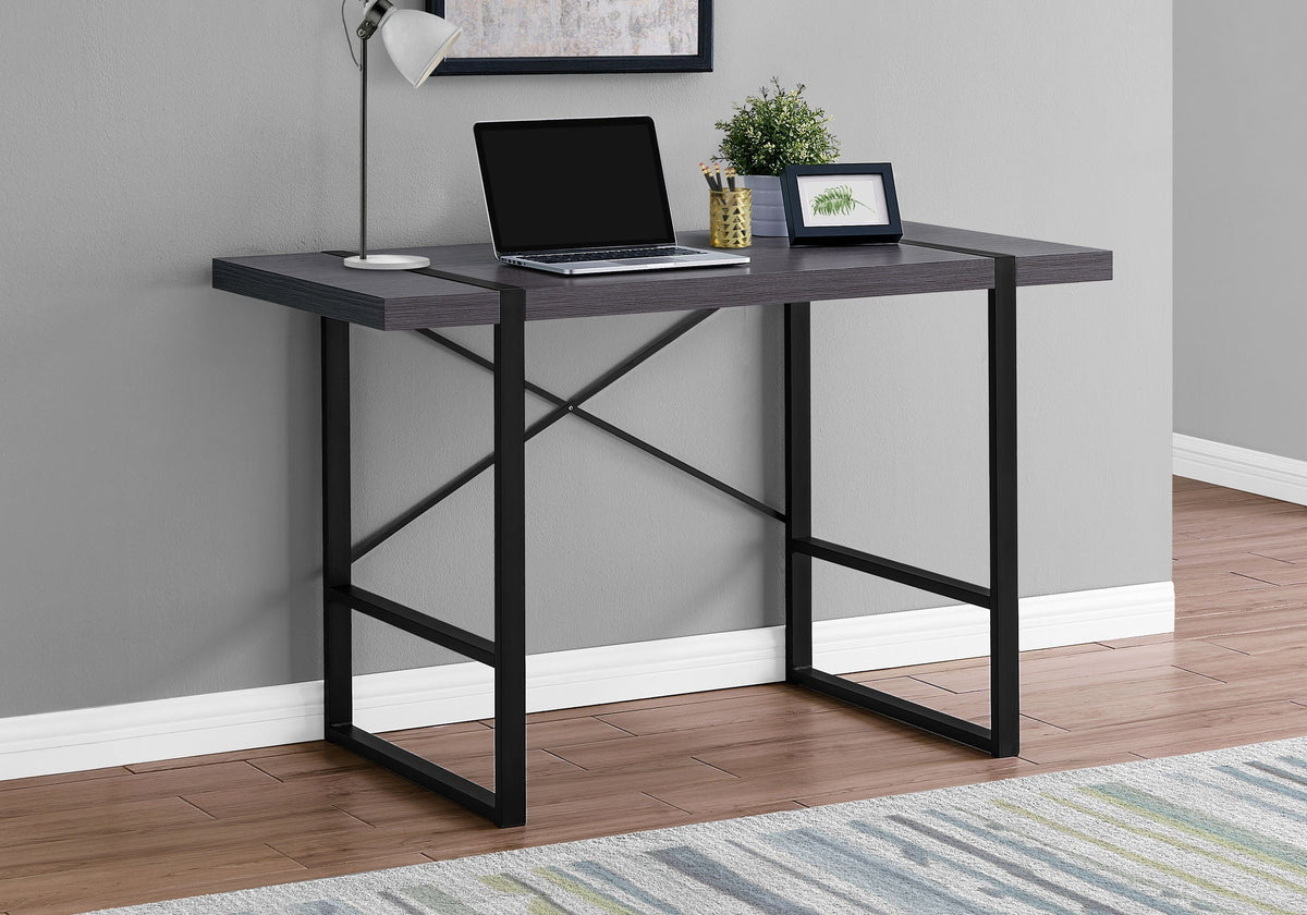 Industrial Design Computer Desk with Metal Frame - Multiple Colors