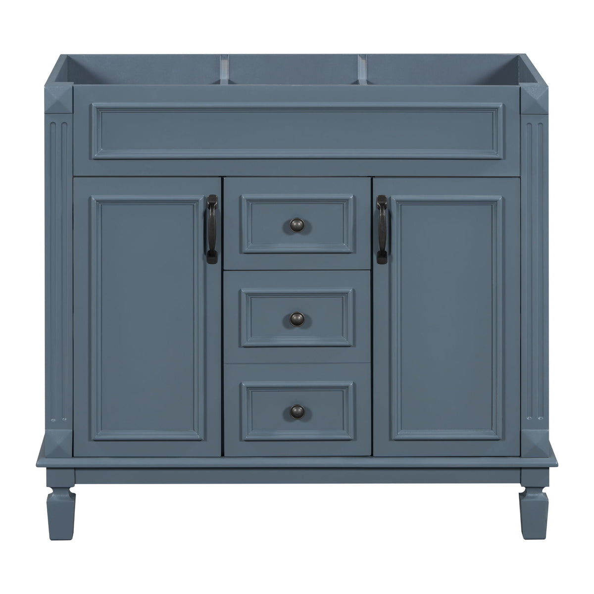 Bathroom Vanity Cabinet with Soft-Closing Doors and Drawers - Multiple Colors