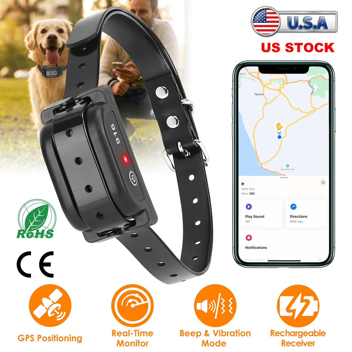 GBruno Dog Wireless Fence Collar Receiver