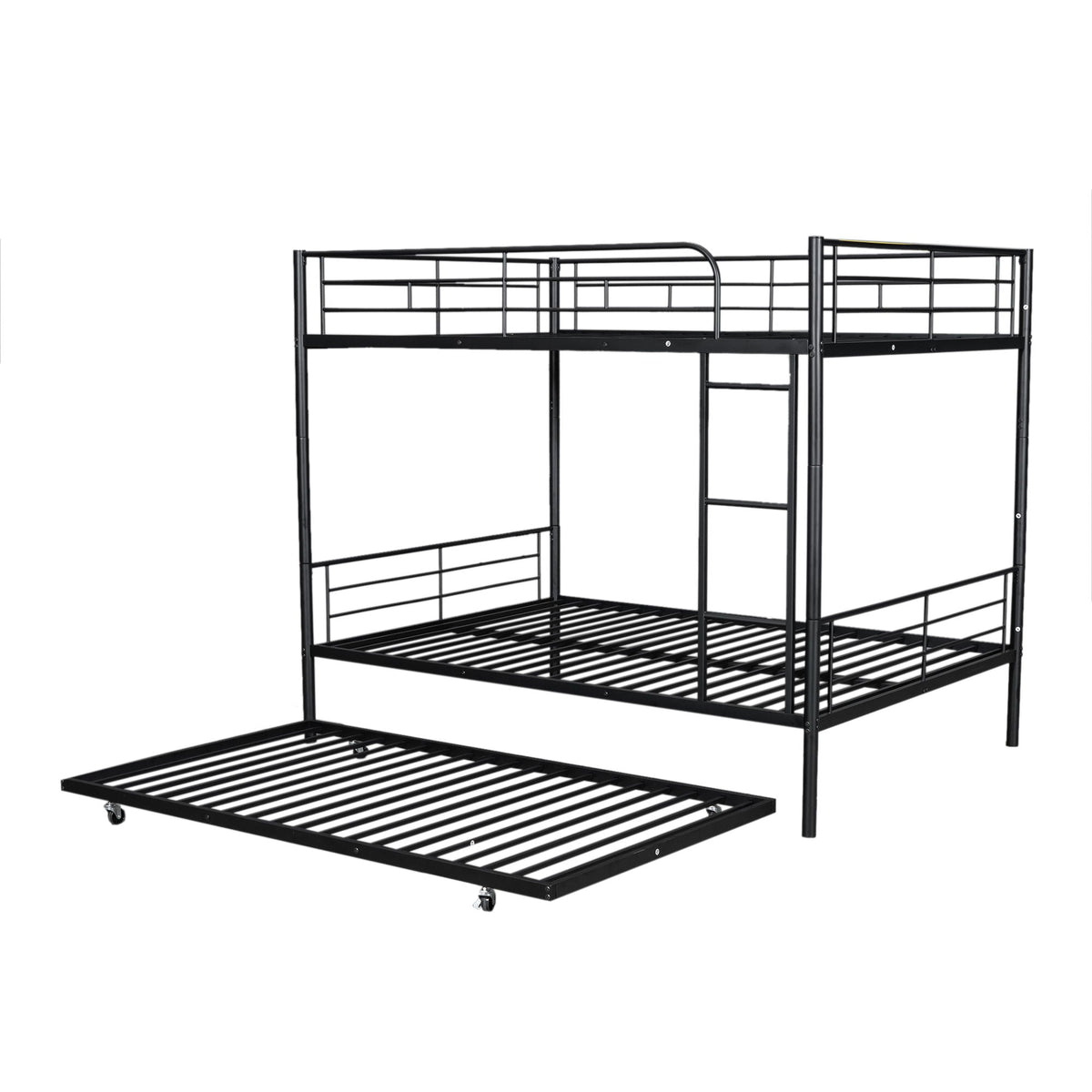 Steel Construction Bunk Bed with Convertible Design - Multiple Colors