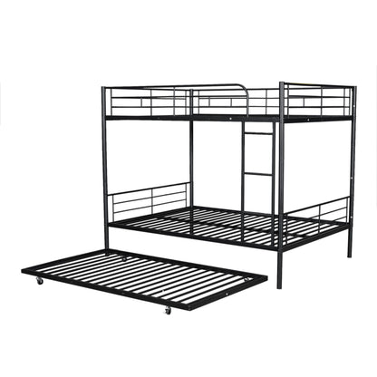Steel Construction Bunk Bed with Convertible Design - Multiple Colors