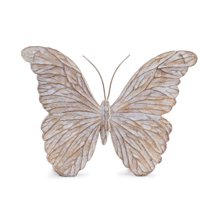 Carved Butterfly Shelf Sitter (Set of 4)