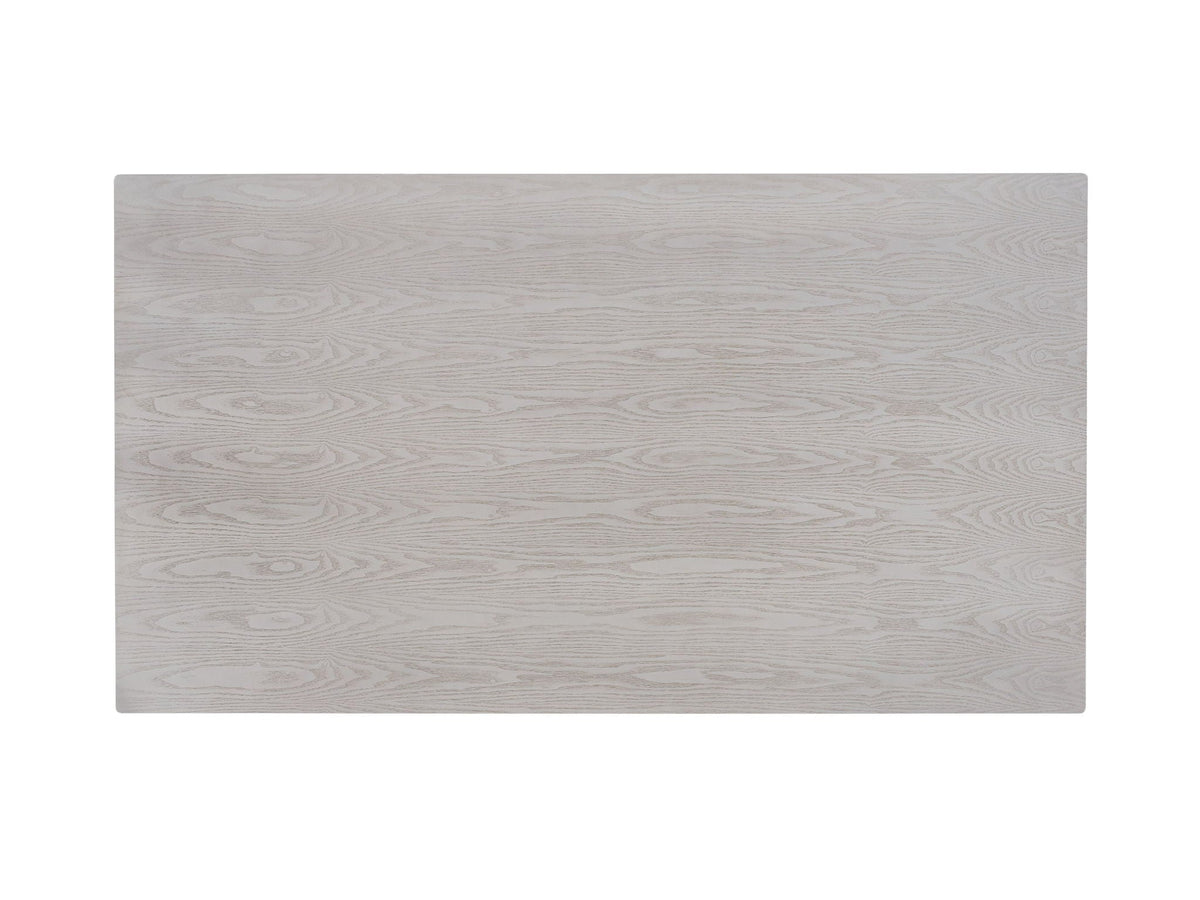 Marta Dining Table with Double Pedestal Base – Natural Finish