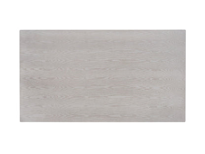 Marta Dining Table with Double Pedestal Base – Natural Finish