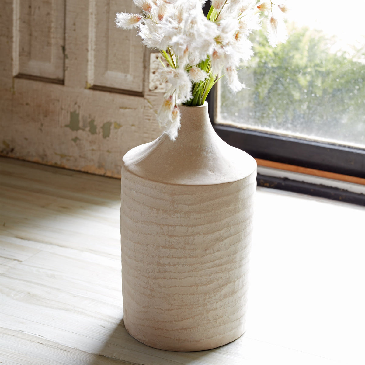 Recycled Paper Chalk Vase 18"h
