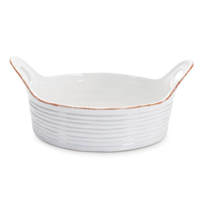 Ceramic Bowl with Handles (Set of 2)