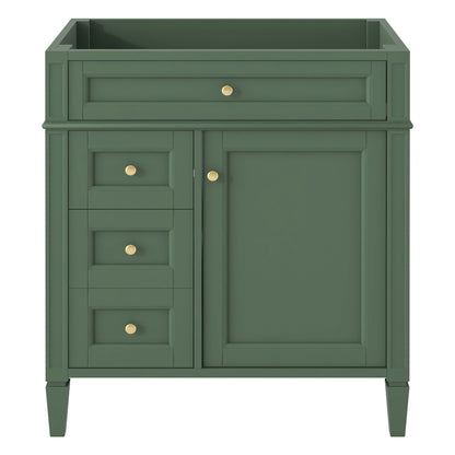 Bathroom Vanity with 2 Drawers and Tip-Out Storage - Multiple Colors