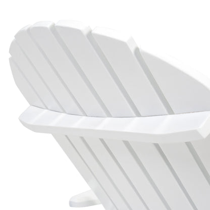 Malibu Adirondack Chair with Foldable Acacia Wood Design - Natural