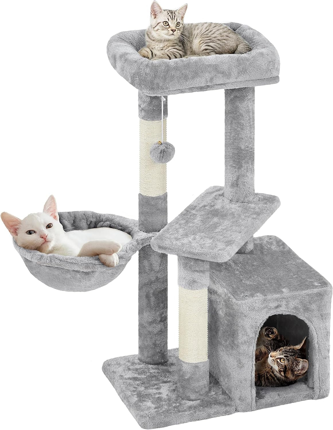 Cat Tower Plush Cover with Condo