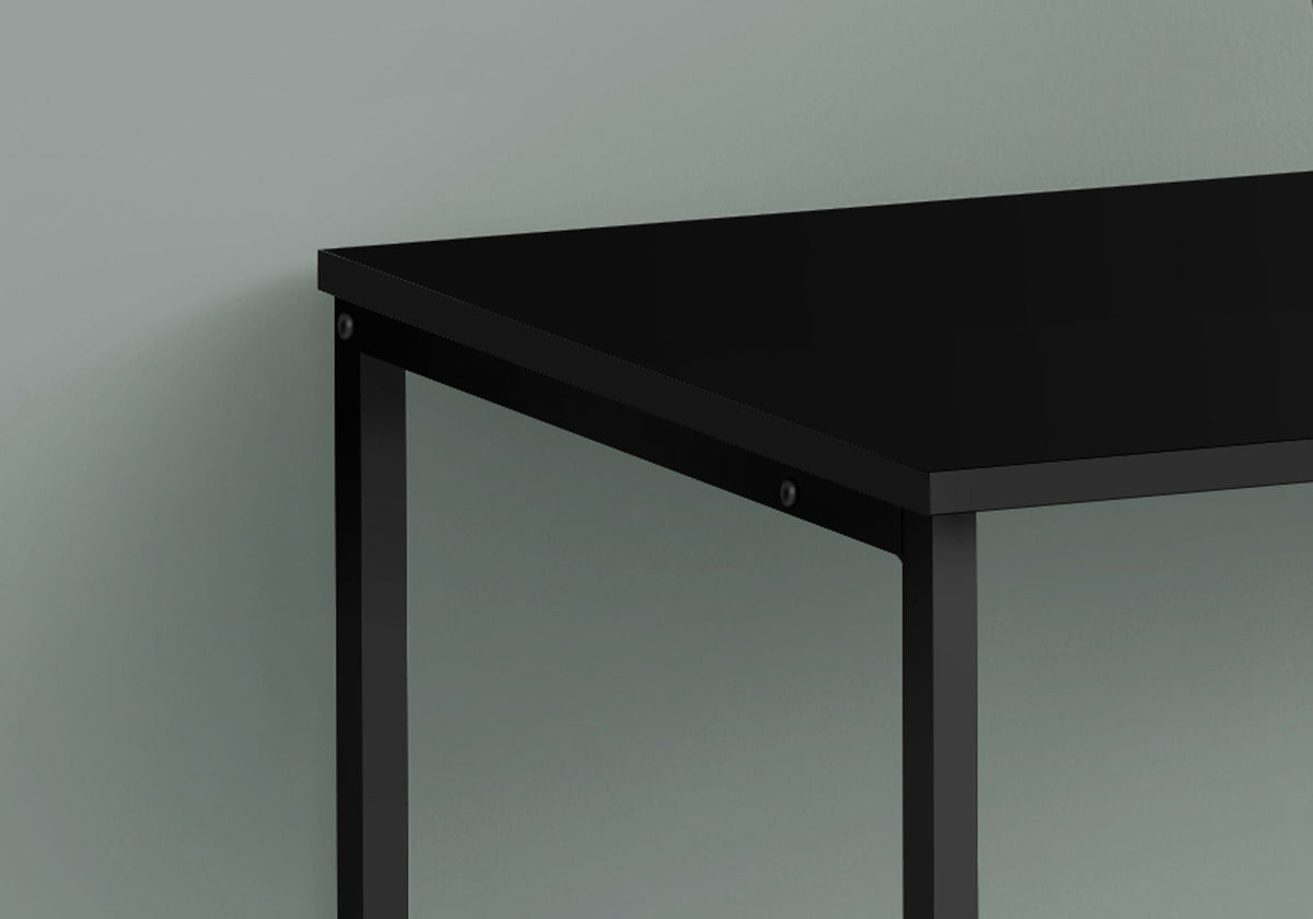 Black Computer Desk for Home Office with Storage Drawers