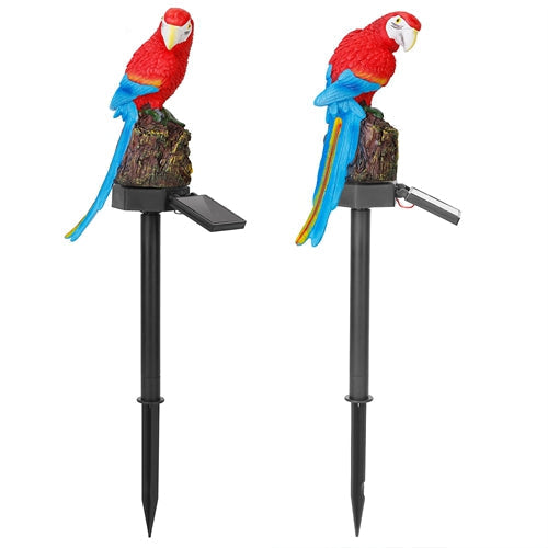 Solar LED Parrot Garden Light – IP65 Waterproof Outdoor Lamp