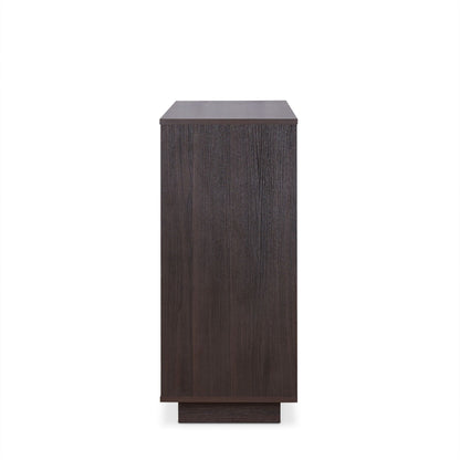 Hazen Wine Cabinet II with Stemware Rack - Espresso