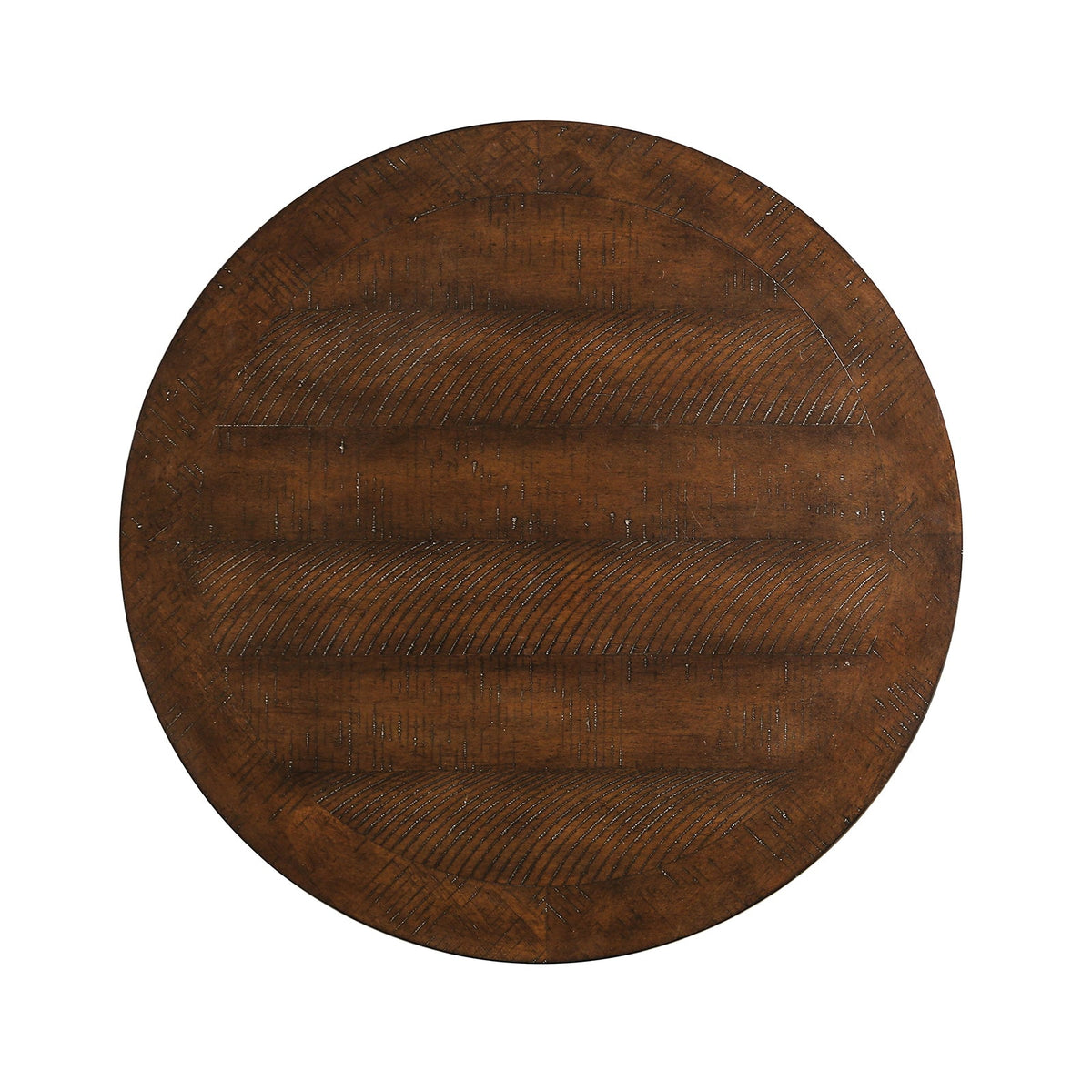Transitional Espresso Coffee Table with Open Storage - Engineered Pine