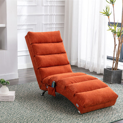 Ergonomic Electric Massage Chaise Lounge with Remote Control - Multiple Colors