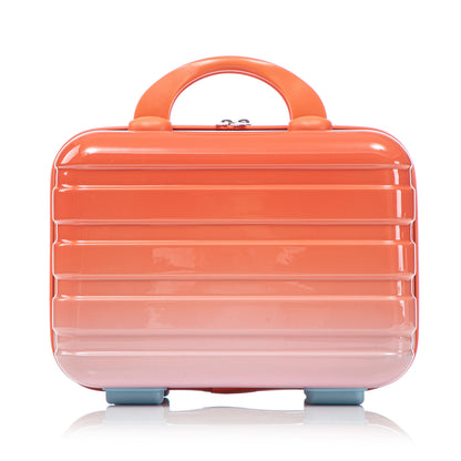 2 Pc PC Spinner Wheel Luggage Set with Lock - Gradient Blue Red
