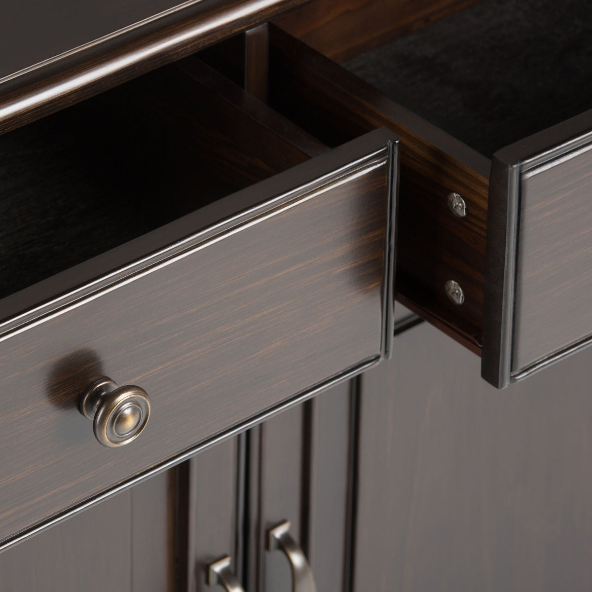 Connaught Handcrafted Entryway Storage Cabinet with Adjustable Shelves - Multiple Colors