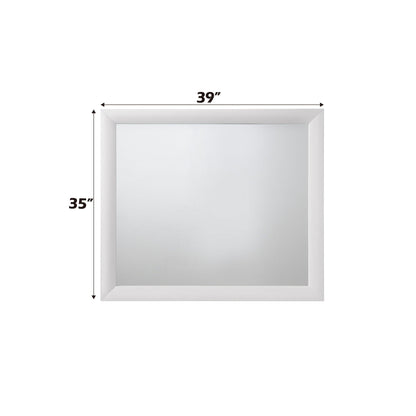 Contemporary Design Mirror with Modern Frame - Black, White, Dark Brown, Dark Gray