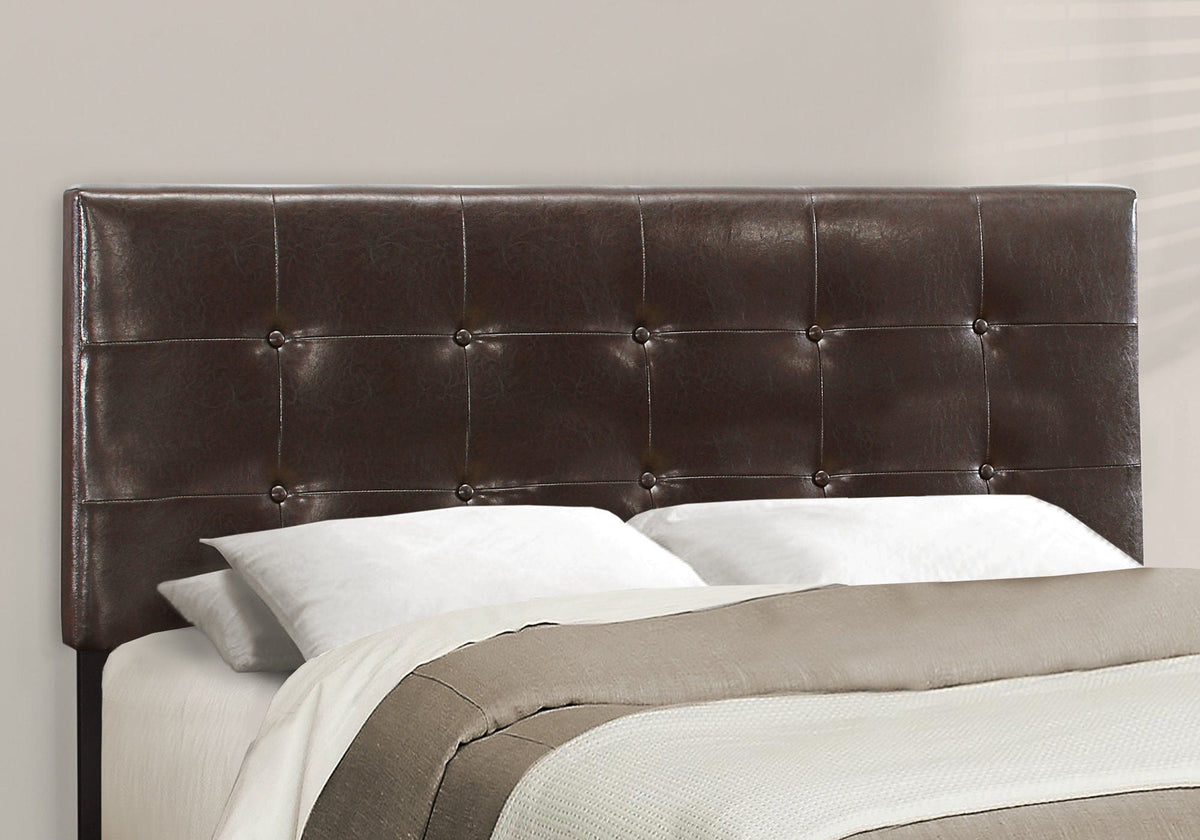 Transitional Upholstered Bed Frame with Tufted Fabric - Multiple Colors