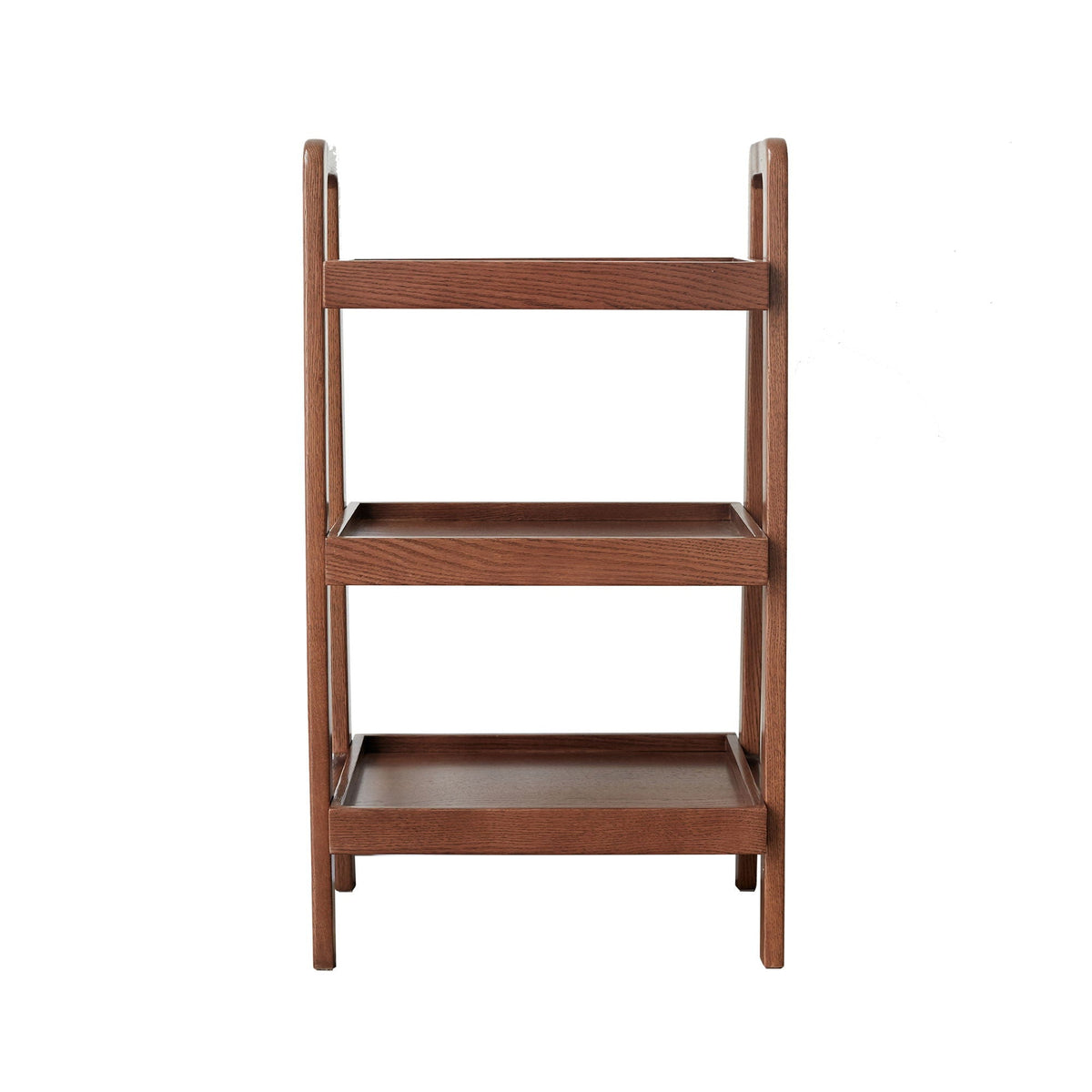 3-Tier Beech Shoe Rack with Premium Storage Organizer - Walnut