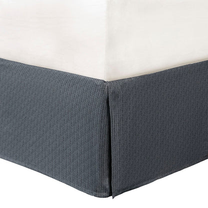 7 Piece Herringbone Comforter Set Grey Queen
