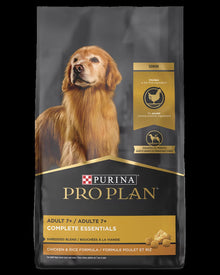 Pro Plan Adult 7+ Complete Essentials Shredded Blend Chicken & Rice Dry Dog Food (6lb)