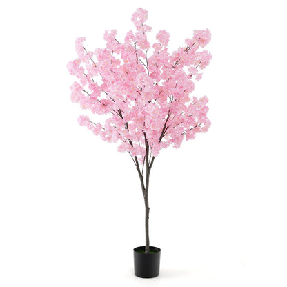 6.5 FT Tall Artificial Cherry Blossom Tree with 900 Pink Flowers