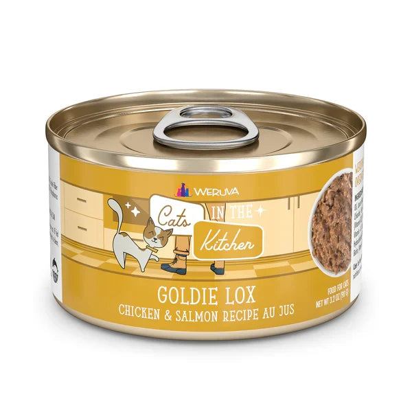 Cats in the Kitchen  Goldie Lox Chicken and Salmon Recipe Au Jus