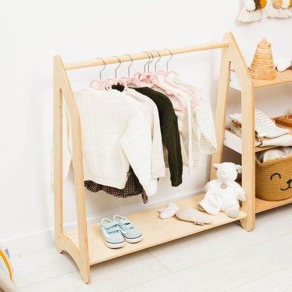 Wooden Clothing Rack