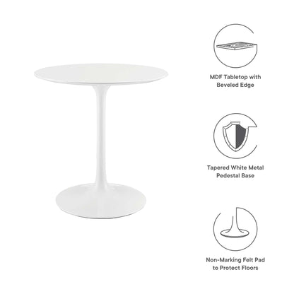 Lippa 28" Round Wood Dining Table by Modway - EEI-1115