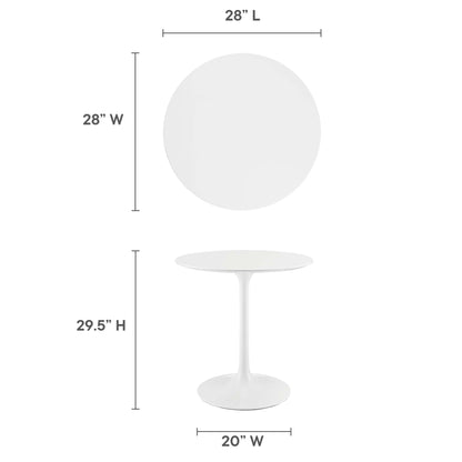 Lippa 28" Round Wood Dining Table by Modway - EEI-1115