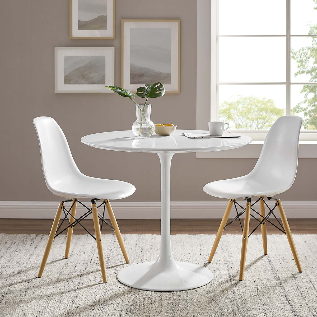 Lippa 36" Round Wood Dining Table by Modway - EEI-1116
